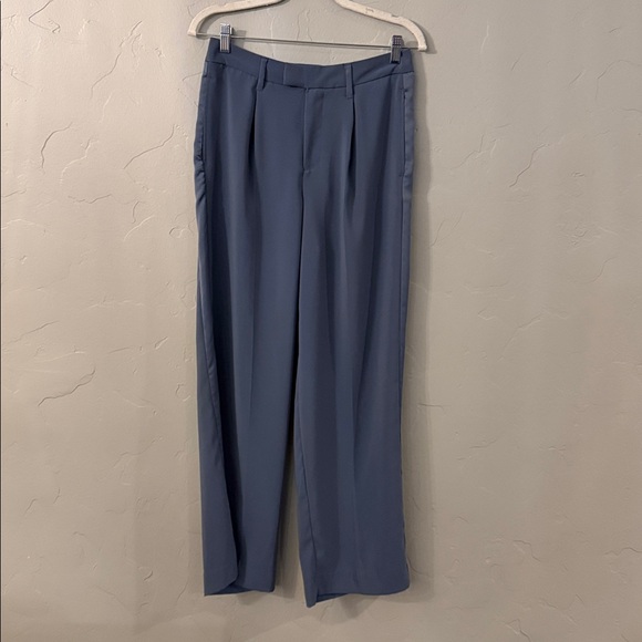 A New Day Women's High-Rise Satin Side Striped Straight Trousers - size 6 - Picture 2 of 6